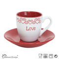 Sweet Lover Geschenk 3oz Cups und Untertassen